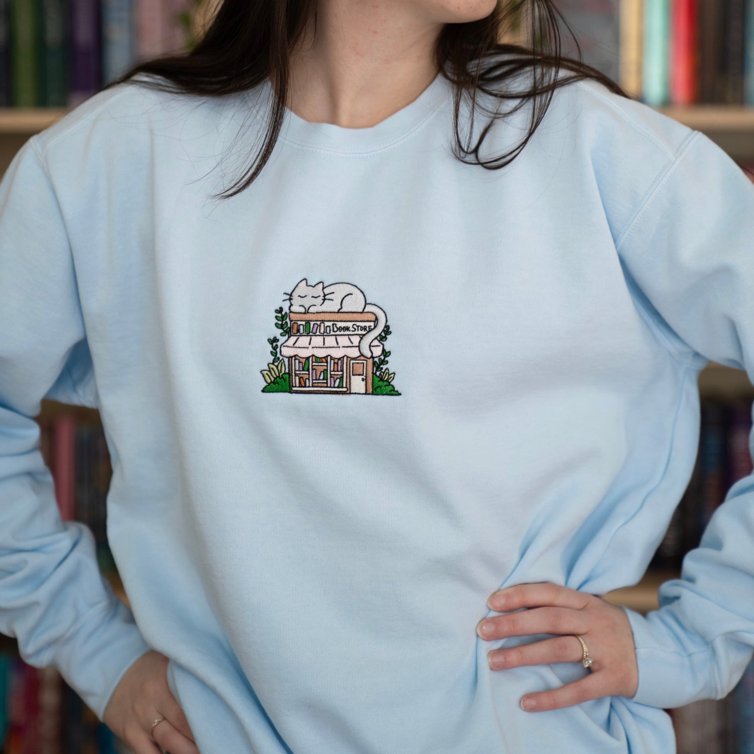 Embroidered Book Sweatshirts and Totes!
