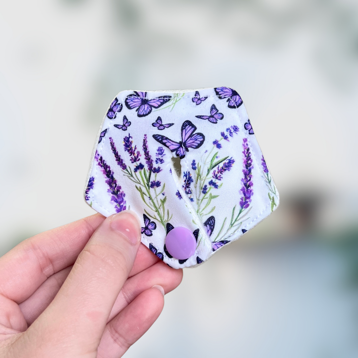 Purple Butterfly Tubie Pad