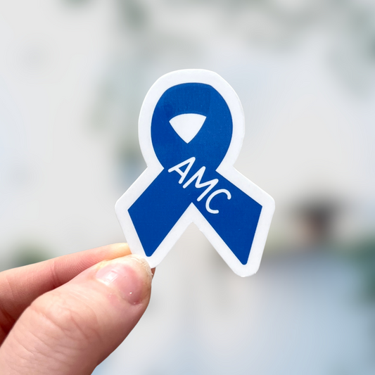 AMC (arthrogryposis multiplex congenita) Awareness Ribbon Sticker