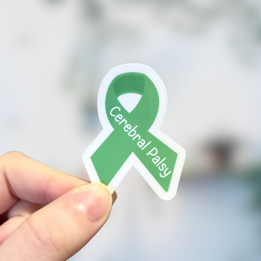 Cerebral Palsy Awareness Ribbon Sticker