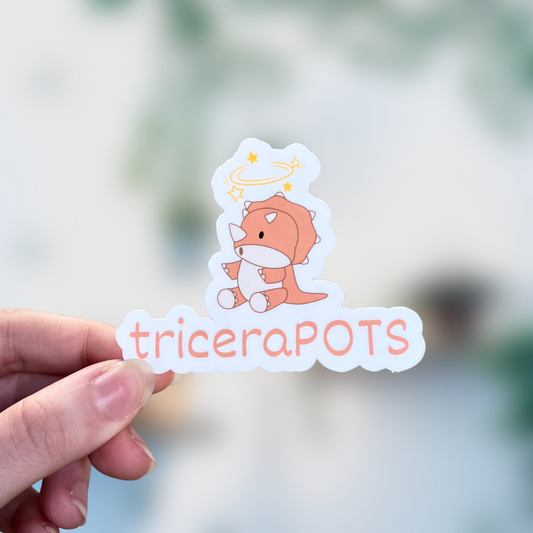 triceraPOTS Sticker