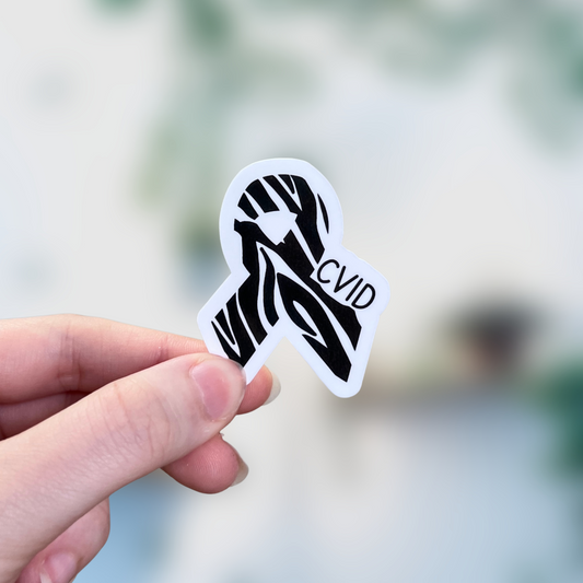 CVID Awareness Ribbon Sticker