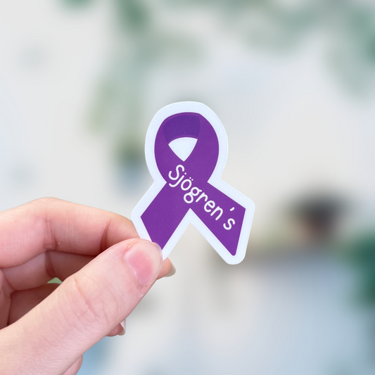 Sjoren's Awareness Ribbon Sticker