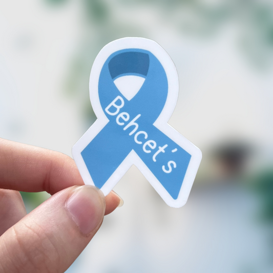 Behcet's Disease Awareness Ribbon Sticker