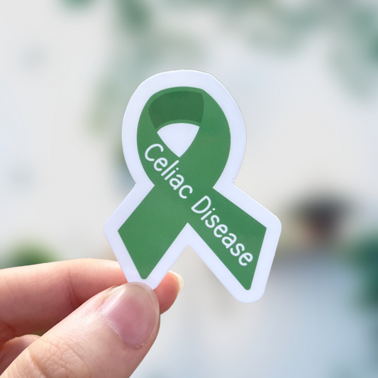 Celiac Disease Awareness Ribbon Sticker
