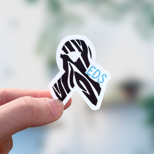 EDS Awareness Ribbon Sticker