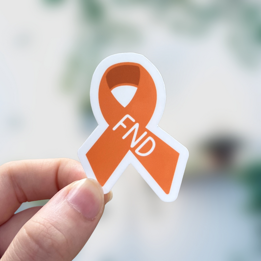 FND Awareness Ribbon Sticker