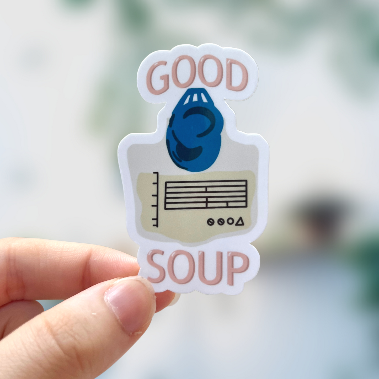Good Soup Feeding Tube, TPN or IV Fluids Sticker