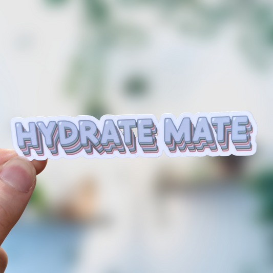 Hydrate Mate Sticker
