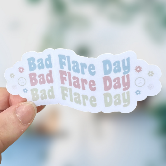 Bad Flare Day Sticker