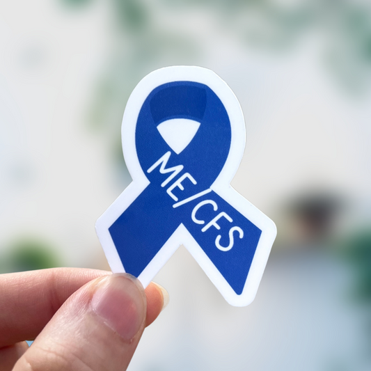 ME/CFS Awareness Ribbon Sticker