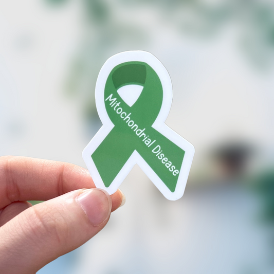 Mitochondrial Disease Awareness Ribbon Sticker