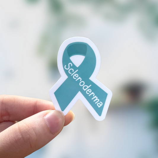 Scleroderma Awareness Ribbon Sticker