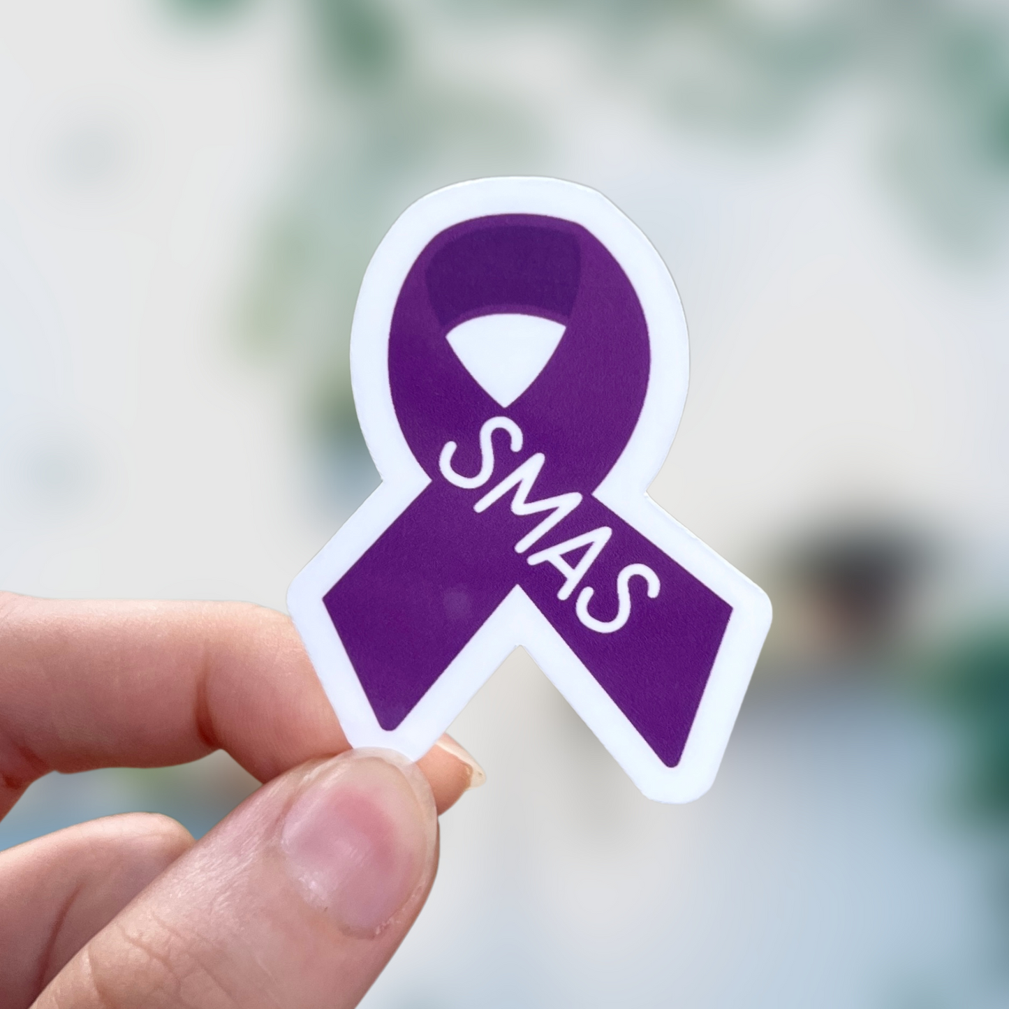 SMAS Awareness Ribbon Sticker