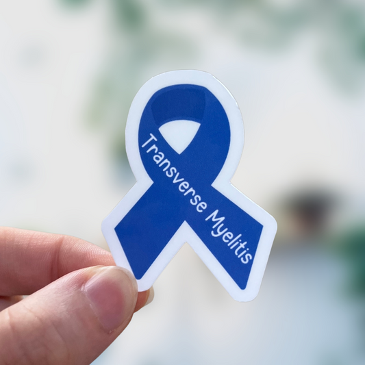 Transverse Myelitis Awareness Ribbon Sticker
